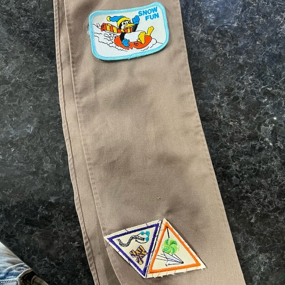 Girls Scouts 90s Colorful Embroidered Patches Set Vintage - Picture 2 of 3